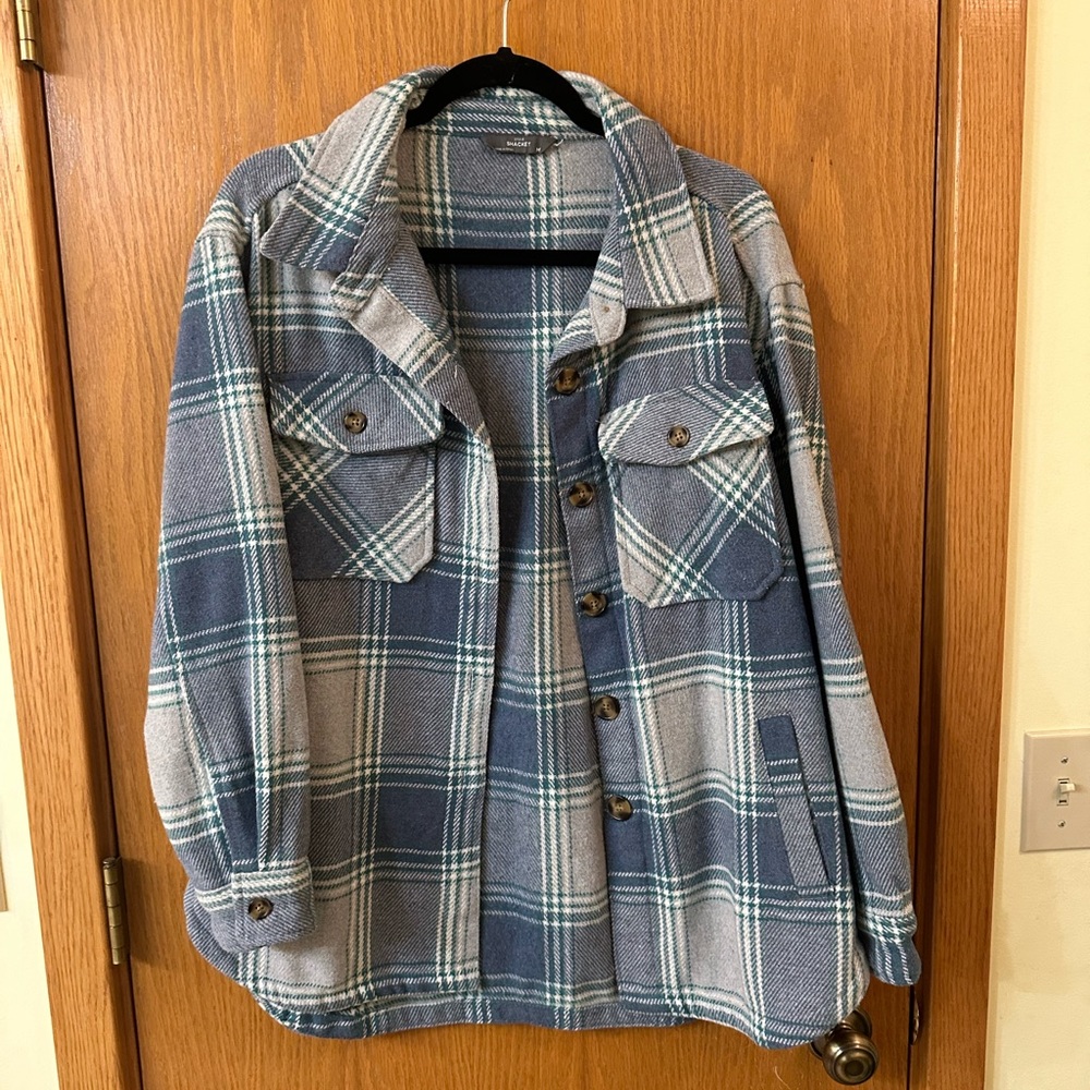 Plaid Shacket - image 1